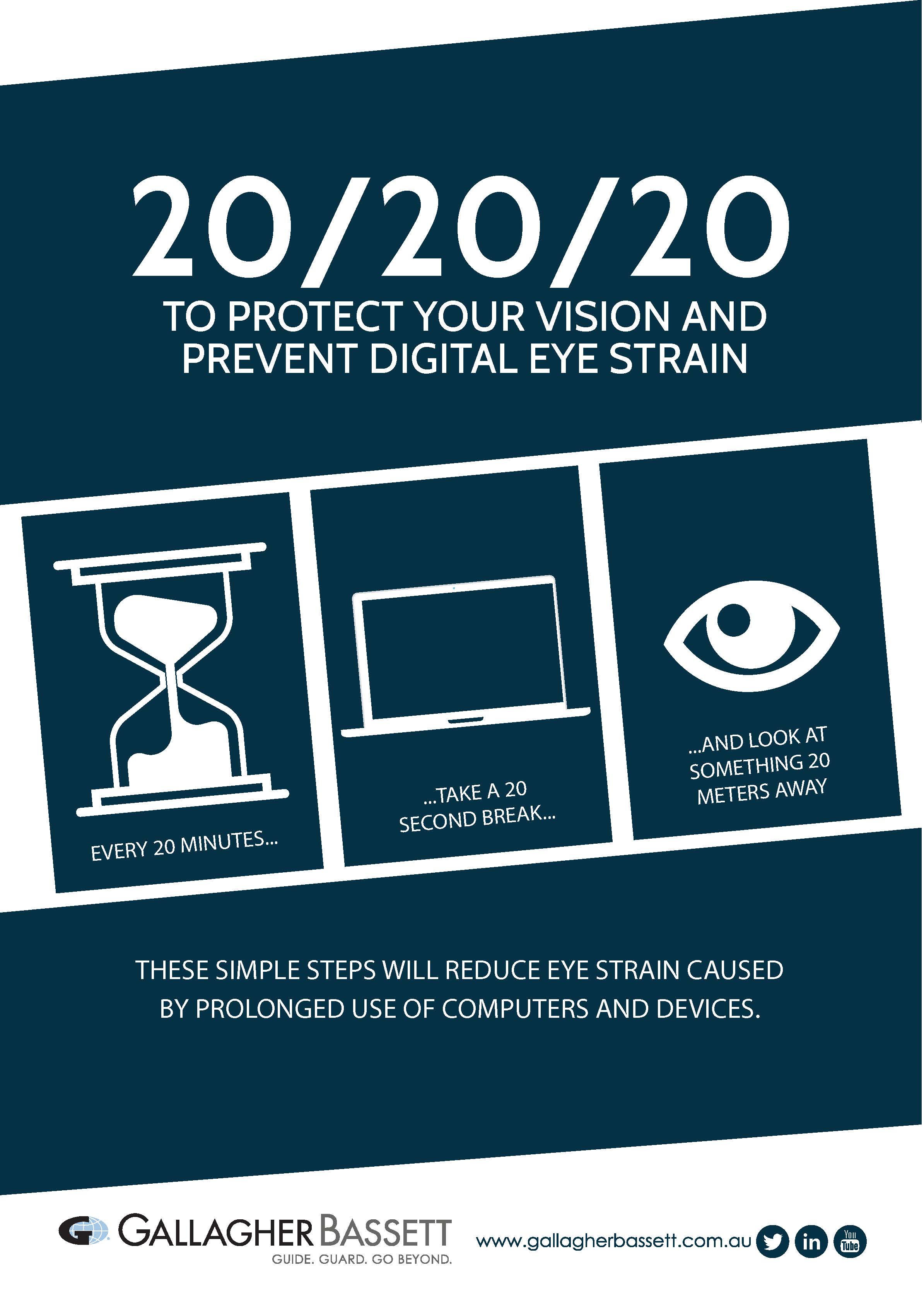 Poster: Protect your vision and prevent digital eye strain