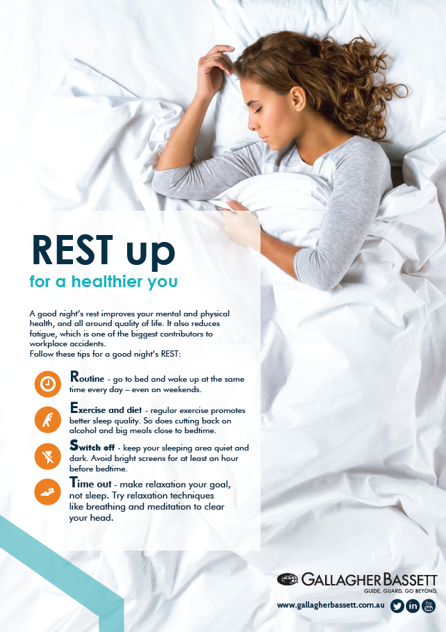 Poster: Help your coworkers get some REST